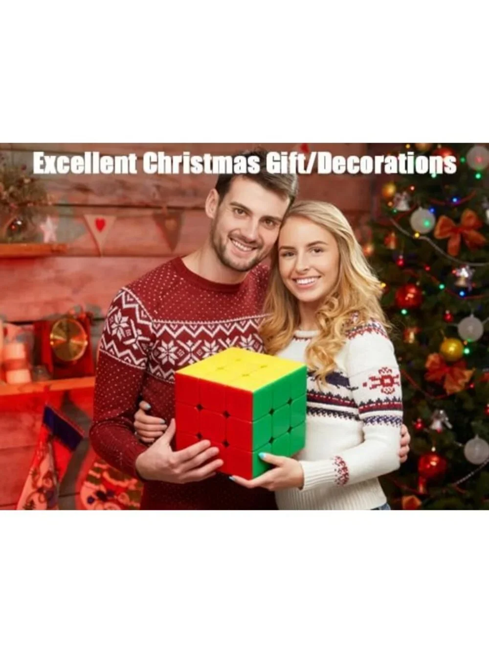 Extra Large 3x3 Magic Cube Puzzle - 18CM Stickerless Brain Teaser for All Ages